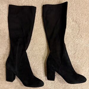 Women’s knee high block heel boots